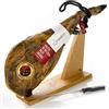 Jamonprive Prosciutto Spagnolo Pata Negra ibérico (Spalla) di Ghianda 4-4.5 Kg + Porta Prosciutto + Coltello - Jamon Iberico Bellota
