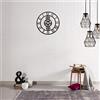 Homemania Art & prints mania by Homemania Orologio, Orologio da Parete, Nero