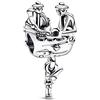 PANDORA Charm Barca Pirata Capitano Uncino Disney 792521 C00 TAGLIA UNICA DONNA, TALLA ÚNICA, Acciaio inossidabile, Nessuna pietra preziosa