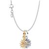 PANDORA Collana da donna in argento con ciondoli a forma di sole e luna, set di gioielli, senza tempo, adatto per l'uso quotidiano ed elegante 68595