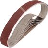 QUARKZMAN 50mm x 915mm Nastri Abrasivi, 6Pz 100 Grana Carta Vetrata per Levigatrice Ossido di Allumina Per Lavorazione Legno, Lucidatura Metalli, Affilatura Coltelli