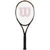 Wilson Racchetta da Tennis Burn 100 V4.0, per Giocatori amatoriali ambiziosi, Nero/Grigio/Arancione, WR044710U4