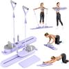 Yapasopu Split Pilates Board Aggiornata, Reformer Pilates a LED, Attrezzatura per l'Allenamento Completo del Corpo, Trainer Addominale Multifunzionale per l'Attrezzatura Domestica