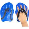 YEAMLTE 1 Paio Palette Nuoto Piscina, Pale Da Mano Da Nuoto, Hand Paddle con Fascia Elastica Regolabile, Pagaia Per Nuoto Mano, Unisex, per Estivo, l'allenamento e per i Principianti. (Nero)
