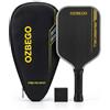 Ozbego Pickleball Racchetta in carbonio T700 - Tecnologia Hot Pressing per maggiore potenza e controllo - Superficie strutturata per spin - Leggero e antiscivolo - Per giocatori avanzati