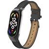 BDIG Cinturino Compatibile con Xiaomi Mi Band 7, Cinturini Pelle Mi Band 7 Braccialetto di Ricambio Regolabile Wristband Cinturini Cuoio per Xiaomi Mi Smart Band 7