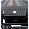 CHENYEXI Biglietto di parcheggio temporaneo con doppio numero luminoso (nascosto) + set di organizer per chiavi auto, numero di telefono di emergenza e scatola portachiavi per interni auto