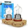 SOFOC-PS24W 5202 5201 Luce Diurna Automobilistica Fari Fendinebbia Luci di Direzione Luci Freno/Retromarcia 12V 24W Bianco Caldo 2Pcs