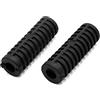 A ABSOPRO Moto Pedaline Pedane Poggiapiedi Pedalina Gomma Nero (Set di 2)