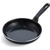GreenPan Memphis Padella Antiaderente in Alluminio con Rivestimento in Ceramica, Adatto a Tutti i Tipi di Fornelli, Induzione, Forno e Lavastoviglie, 20 cm, Nero