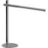 ALCO-Albert 903-28 - Lampada da scrivania a LED dimmerabile, argento, 8,5 Watt, 3 livelli di luminosità, lampada da tavolo moderna per l'ufficio e l'home office