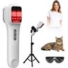 iKeener Dispositivo Luce Rossa Laser, 15 Diodi Laser, 650nm & 808nm | Dispositivo Portatile con Supporto per Persone e Animali, Luce Laser per Schiena, Ginocchia, Spalle e Comfort Muscolare