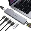 TOTU MacBook Usb C Hub Multiport Adapter, 8 in 2 MacBook Docking Station with Dual HDMI, 92W Power Delivery, 3 USB 3.0 Ports, SD and TF Card Reader for MacBook Pro 2016-2021, MacBook Air 2018 or later