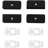 VGOL 1 Set Tasto Freccia su/Giù con Cerniera a Forbice Compatibile con MacBook Air 13/15 Pollici M1 M2 M3 M4 2020-2025 per Sostituzione