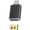 zoyuzan Adattatore USB per iPhone 14 Pro Lightning OTG 3.0 Camera Cavo Femmina Digital Camera PC Connettore Tastiera per Apple MFI Certified Trasferimento dati Memory Adapter porte per iPad Connector