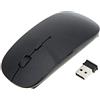 REY Mouse senza fili Mouse senza fili fino a 1600 dpi Design sottile per Mac Avorio Nero