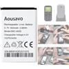 Aousavo DBC-800D DBP-800 batteria di ricambio compatibile con Doro 5030,Doro 6520,Doro 6050,Doro 6526,Doro 6030,Doro 6620,Doro 5516,Doro 6530,Doro 1350,Doro 1360,Doro 2414,Doro 2424,Doro 1361