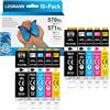 LOSMANN Cartucce compatibili per Canon PGI-570 XL CLI-571 XL per Pixma PIXMA TS5050 MG5700 MG5750 TS5055 MG6850 MG5753 MG6852 TS5051 TS6051 MG5751 MG6853 TS6050 TS5053 TS6052 MG5752 MG6851 (10-Pack)