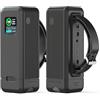 SIKAI CASE Custodia in silicone per Anker Prime Power Bank 27.650mAh 250W,Protezione a 360 gradi,Adatta perfettamente,Antiscivolo e antiurto,Può memorizzare la Scheda Micro SD Scheda SIM (nero)