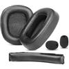 HTINDUSTRY G930 Cuscinetti auricolari di ricambio e Archetto di ricambio per Logitech 430/ G432/ G930/ G930s Cuffie Cuscinetti per cuffie con Pelle proteica e memory foam