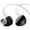 LINSOUL 7HZ SONUS 1DD+1BA Dual Driver In Ear Monitor, Cuffie HiFi In Ear IEM, con cavo OCC rimovibile di fascia alta, in alluminio per audiofili, cuffie da gioco (nero, 3,5 mm)