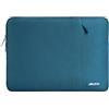 MOSISO 14 pollici Custodia Laptop, 14 pollici Borsa PC Compatibile con HP Lenovo Dell ASUS Acer, HP Stream, Dell Latitude, Lenovo IdeaPad, Poliestere Manica Verticale con Tasca, Teal Profonda