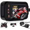CAMECHO 【NOVITÀ 2026】 CAMECHO Dashcam 1080P per moto con telecamera anteriore + posteriore, schermo IPS da 2 pollici Dashcam con IP65, rilevamento del movimento, monitoraggio del parcheggio per tutte le moto