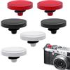 PWGHWG 6 Pezzi Pulsante di Scatto per Fotocamera Digitale, Pulsante Rilascio Otturatore Concavo in Lega di Alluminio Compatibile con Fujifilm XT5 X100VI XT50 X-Pro3, Nikon ZF DF, Lei-ca Q3 M10 M11