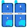 IS-TECK Set di 2 adesivi di ricambio per iPhone 14, 15, 16 Plus, Pro Max, per cover posteriore e custodia, impermeabili, per iPhone 15 Pro Max