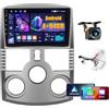 Fuluku 4+64G Android Autoradio per Toyota Rush Daihatsu Terios 2006-2016 con Wireless Carplay&Android Auto, 9'' IPS Touch Screen Radio con Bluetooth 5.0/GPS/Telecamera posteriore/FM/WiFi/SWC