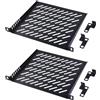 GeeekPi Rack Shelf 10 Pollici 0.5U, 2PCS, Nero, Metallo, Compatibile con Server e Computer Fissi, Montaggio su Rack