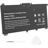 ASUNCELL 11.55V/42Wh TF03XL Batteria del computer portatile per HP Pavilion 14-BF 14-BK 14-BP 14-BF 15-CC 15-CD 15-CK 17-AR050WM17-AR007CA 17-AR050WM TF03XL TF03041 TF03041XL HSTNN-LB7J HSTNN-LB7X