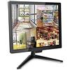 Cocar CCTV Monitor, 15 Pollici BNC Monitor, LCD Display per Home Security Telecamera Sorveglianza PC STB, 1024x768 Schermo con Altoparlante Incorporato, BNC/VGA/HDMI/Audio/Vesa Parete Montaggio