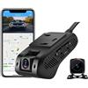 JIMIMAX Dash Cam JC400 4G, Frontale Telecamera 1080P + Collegabile Impermeabile CE01 Telecamera, Monitoraggio GPS in Tempo Reale Integrato da Remoto, Registrazione in Loop, Versione Notturna