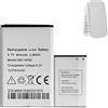 HIGHAKKU Batteria di ricambio compatibile con Doro Phone Easy 5030 6520 6050 6526 6030 6620 5516 6530 6051 6531 500, 506-5010, 5151515.5. 03X DBC-800A/B/B/D DBP-80 0B, XYP1110007704