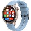 GIOPUEY Cinturini Compatibile con Balance, Morbido Silicone Cinturino [Resistente all'Usura] [Traspirante] - Sky Blue