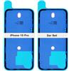 IS-TECK Set di 2 adesivi di ricambio per iPhone 14 15 16 Plus Pro Max per cover posteriore e custodia, impermeabili, per iPhone 15 Pro
