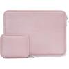 MOSISO 17,3 pollici Custodia Laptop, 17-17.3 pollici Borsa PC Compatibile con Dell XPS/HP Pavilion/Ideapad/Acer/Alienware/HP Omen Portatile, Neoprene Borse Computer con Custodia Piccola, Rosa Baby