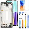 LADYSON OLED LCD Schermo per Samsung Galaxy A52 4G A525 SM-A525F LCD Display Touch Screen Digitalizzatore Montaggio Kit di Sostituzione con Strumento(Nero,Non per A52S & A52 5G)