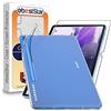 ebestStar - Cover per Samsung Galaxy Tab S7 FE T730, 5G T736B, Custodia Silicone Trasparente, Protezione TPU Antiurto, Morbida Sottile Slim, Trasparente + Vetro Temperato