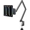 Spigen OneTap Supporto Tablet da Tavolo e Letto [Anello Metallico Incluso] Flessibile con Braccio Articolato, Rotante a 360° per iPad Pro Air Mini A16 M3 M4 M5 9 11 13 Generazione, Galaxy Tab e Altri