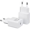 JupptElectronics 2-Pack CaricabatterieUSB C, Caricatore Rapido Tipo C Adattatore del Telefono Cellulare Adattatore di Ricarica per Samsung Galaxy A54 A53 A34 A14 A13 5g M54 M53 M34 M33 M14 A52 M51 S8 S9 S10 S21 Plus
