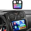 Fuluku 2+64G Android Autoradio per Renault Dacia SANDERO II B52 2012-2019 Wireless Carplay Android Auto, 9'' IPS Touchscreen Radio con Bluetooth/GPS/Telecamera di Retromarcia/FM/WiFi/SWC/26UI