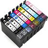 ESMONLINE Set di 7 cartucce multipack (T0807) compatibili come ricambio per Epson T0801 T0802 T0803 T0804 T0805 Stylus Photo R265 R360 R285 RX585 PX700W P50 PX650 PX810FW PX710W 820FWD. PX720WD
