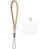 QUARKZMAN 1pz Laccio Telefono Universale, Cinturino Polso Staccabile con Scintillio Patch per Telefono Lussuoso Cordoncino Scintillante Fai da Te Auricolari Portachiavi Portamonete, Oro