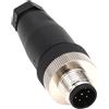 Eonvic M12 8 Pin Maschio A Codice Sensore Connettore Circolare Industriale Aeronautico Impermeabile IP67 Connettore Spina Cavo Adattatore da 12mm