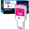 Oritdge 728 Cartuccia d'inchiostro 300-ml Magenta Sostituzione per HP 728 Compatibile per HP DesignJet T730, T830 (1x Magenta)