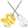 SAFIGLE 2 bastoncini di ricambio per frullatore a mano in acciaio inox, durevoli accessori per frusta per miscelazione fine, sbattere la pasta e la miscelazione di salse, riutilizzabili in casa