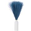 QUARKZMAN 50pz Finto Erba Pampa, 22 Pollici Erba Pampa Soffice Decorativo, Blu Navy