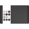 URMONA Tappetino Sottolavello Impermeabile per Cucina 30 x 48 cm, Tappetino in Silicone per Mensole e Organizer, Protezione per Mobile Sottolavello per Cucina e Bagno (Nero)